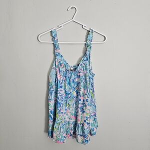 NWT Lily Pulitzer Cabana Cocktail Loro Tank Top